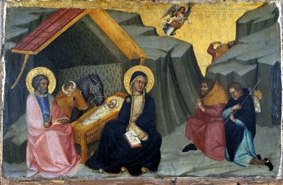 The Adoration of the Shepherds by Paolo di Giovanni Fei